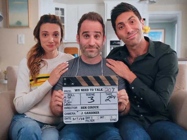 Ben on set with Nev Schulman